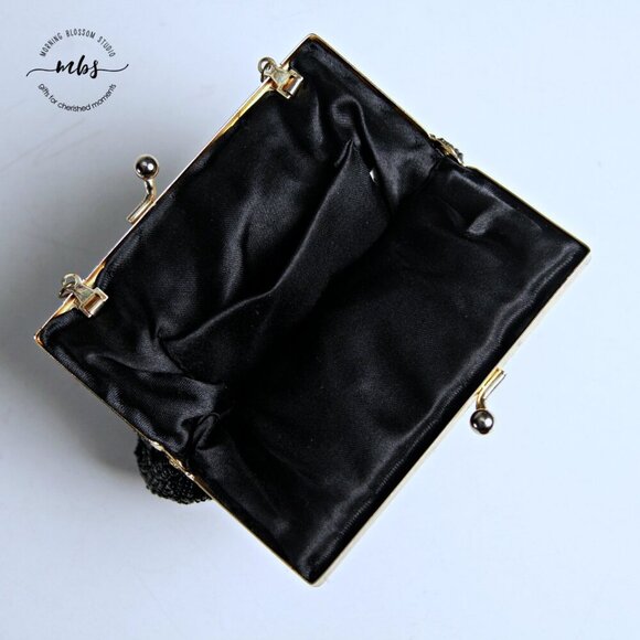 Vintage Beaded Golden Chain Strap Mini Shoulder Bag - Picture 7 of 11